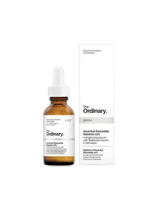 Освітлювальна сироватка з вітаміном сthe ordinary ascorbyl glucoside solution 12%  30 мл