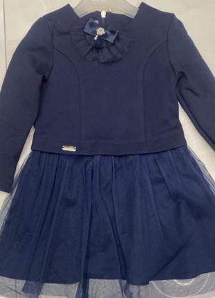 Сукня для дівчинки святкова новорічна, базова класична сукня нарядна,  плаття в школу, платье для девочки