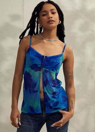 Топ-комбінація сітка на гачках y2k urban outfitters