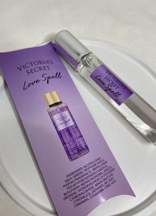 Мини-парфюм victoria’s secret love spell