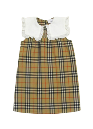Burberry стильное клетчатое платье для девочек 8-9 лет