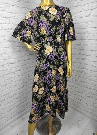 Сукня next квітковий принт натуральний состав віскоза розмір 10