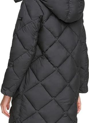 Женский теплый пуховик dkny 2xl 3xl женская зимняя длинная куртка теплая женское зимнее пальто