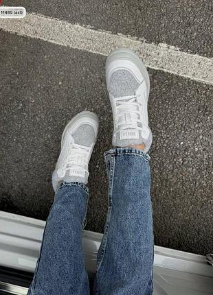 Женские зимние ботинки натуральная кожа с мехом тедди