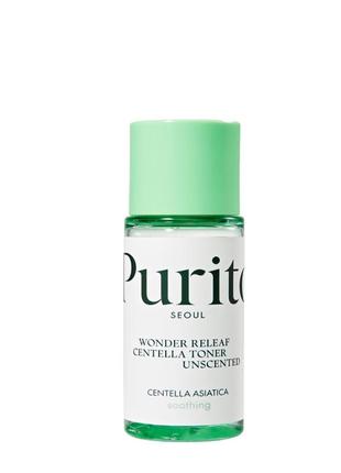 Мініатюра тонера з центеллою без олій purito seoul wonder releaf centella lip toner 30 ml