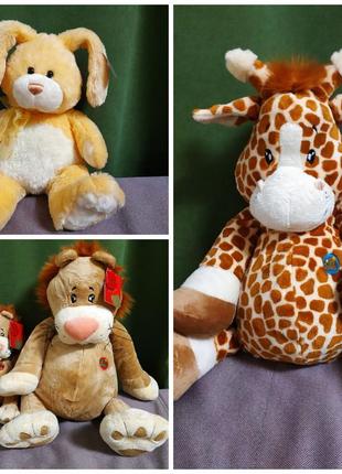 Мягкие игрушки мʼякі іграшки keel toys aurora лев кролик жираф
