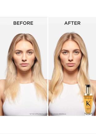 Миниатюра маселки для волос elixir ultime refillable hydrating hair oil