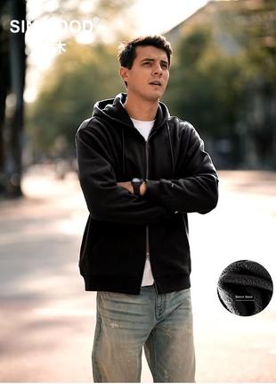 Новая мужская толстовка simwood c фурнитурой ykk (спортивная кофта, зипка).