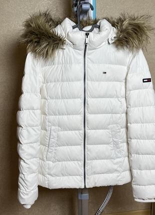 Куртка курточка пуховик tommy hilfiger р.s-m