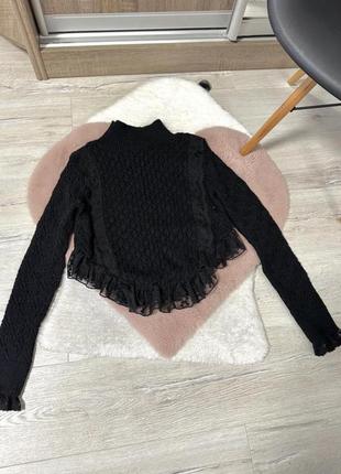 Джемпер с рюшами от zara