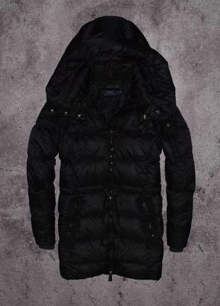 Polo ralph lauren down coat (женский премиальный зимний пуховик поло )