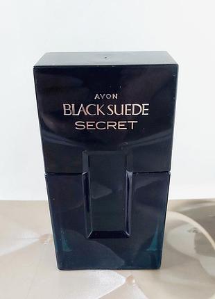 Туалетна вода чоловіча avon black suede secret для нього 75 мл