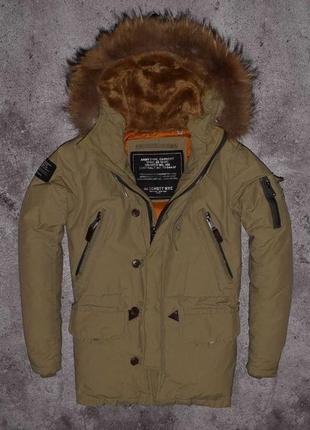 Scott nys army down parka (мужская зимняя парка пуховик скот usa )