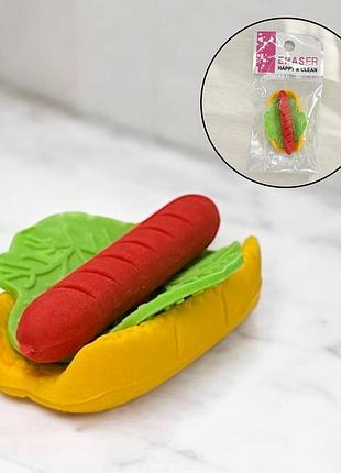 Гумка для стирання хот - дог .уважно  читайте  умови  пересилки!!!