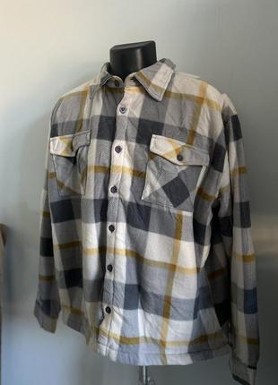 Мужская рубашка теплая