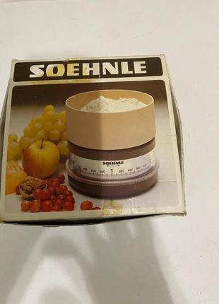 Кухонні круглі ваги soenhnle західна німеччина до 2 кг