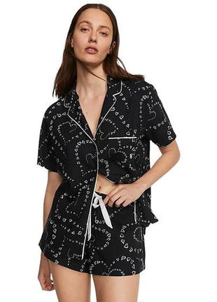 Victoria´s victorias secret виктория сикрет пижама, костюм для дома flannel short pajama set