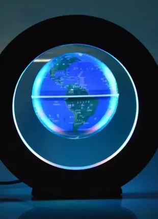 Глобус світлодіодний світильник з магнітною левітацією у вигляді карти світу