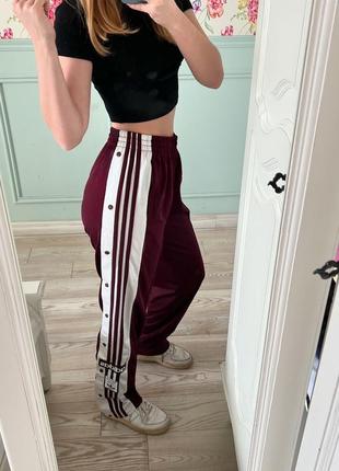 Спортивные штаны на заклепках adidas adibreak