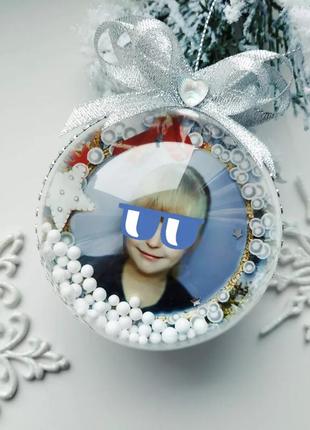 Серце з вашими фото на замовлення, кулі з фото, новорічні подарунки.