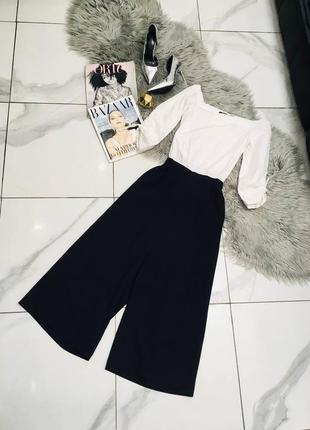 Контрастный комбинезон по плечам от zara