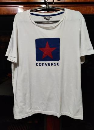 Converse футболка унисекс из хлопка в идеальном состоянии размер l