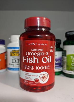 Омега 3, 1000 мг, сша