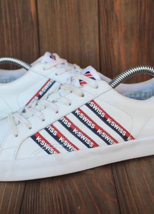 Кроссовки кеды k-swiss кожа швейцария 37р кеди кросівки
