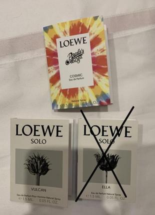 Пробники ароматов loewe