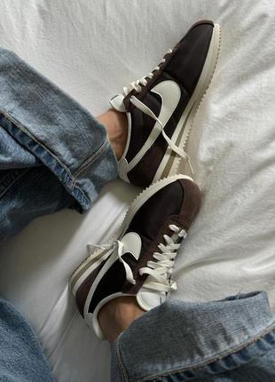 Кроссовки brown white premium