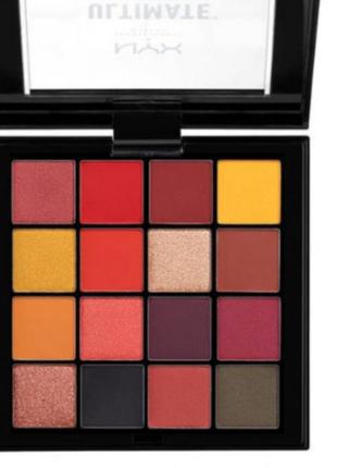 Тени для век nyx ultramate