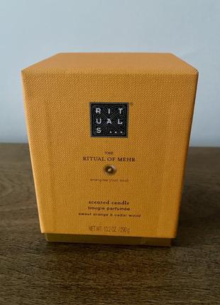 Нова ароматична свічка the ritual of mehr scented candle 290 гр, оригінал