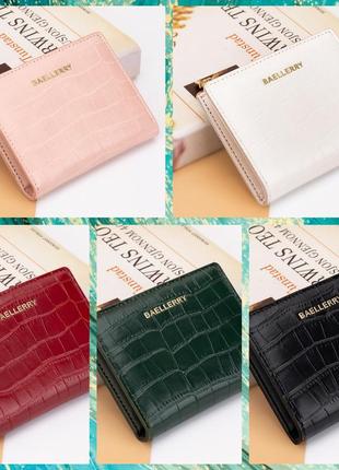 Жіночий гаманець рептилія baellery мініклатч портмоне женский кошелек портмоне