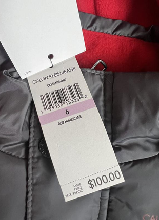Зимняя детская куртка для мальчика calvin klein на 6 лет7 фото