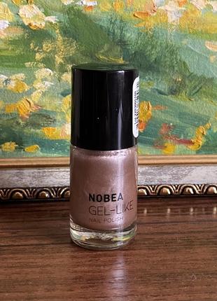 Nobea gel like frosting лак для ногтей