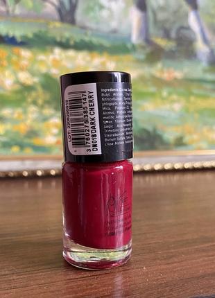 Новый лак для ногтей nobea gel like dark cherry2 фото