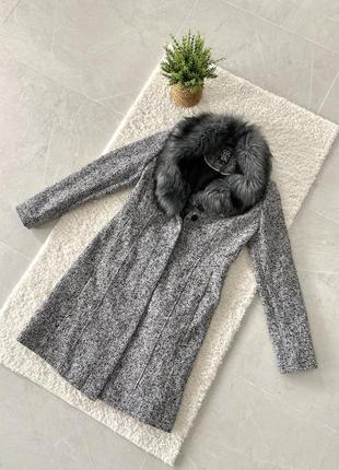 Пальто твидовое debenhams xs/s