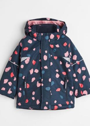 Лижна курточка для дівчинки від бренду h&m