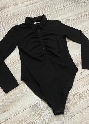 Чорний чорне боді zara