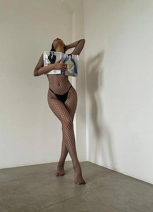 Комбез у сіточку з вирізом на пікантних місцях