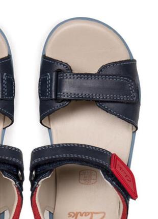 Босоножки на мальчика кожаные clarks размер 28,5