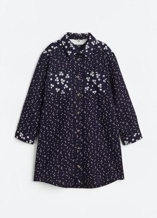 Стильне бавовняне плаття плаття-сорочка h&m англія