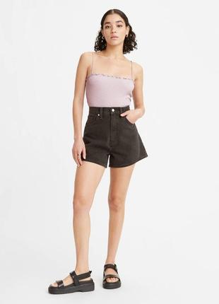 Женские джинсовые шорты mom levi's