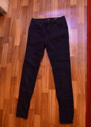 Штани джинси чорні джегенси primark denim