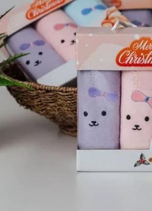 Набор вафельных полотенец2 фото