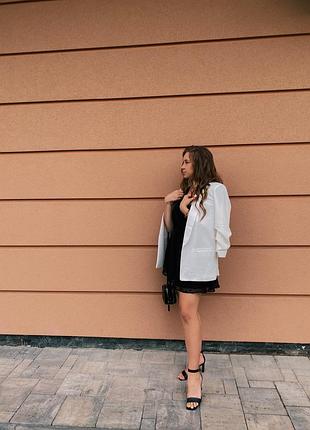 Пиджак жакет белый