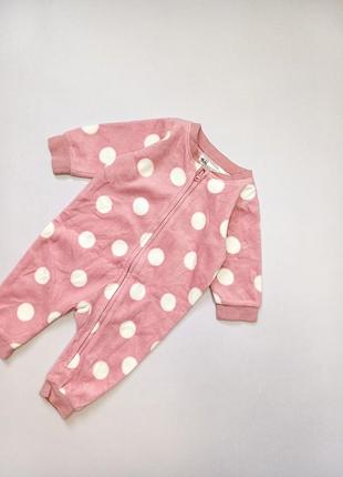 Ромпер человечек флисовый