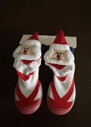 Детские носки с нескользящей подошвой, р. 24