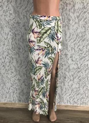 Юбка с вырезом h&amp;m