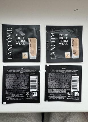Lancome teint ddole ultra wear spf 15 тональный пробник 325с и 220с